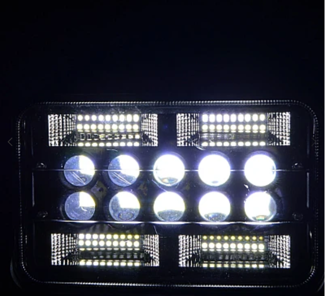 Proiector LED auto 192W cu 46 led uri