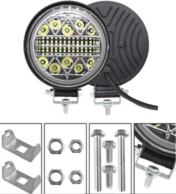 Far Led off road 24V 126W temperatura culoare 6000K