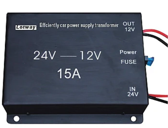 Convertor Auto pentru Tensiune 24V - 12V