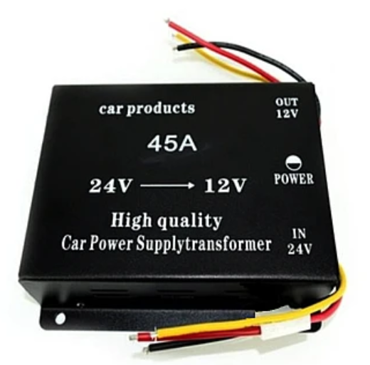 Convertor Auto pentru Tensiune 24V - 12V