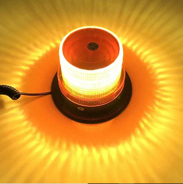 Girofar LED cu 1 faza prindere magnetica si fixa conectare 12V