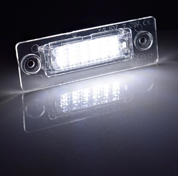 Set 2 x lampi numar LED Volkswagen GOLF 4/5 PASSAT PASSAT CC BEETLE PHAETON EOS SCIROCCO