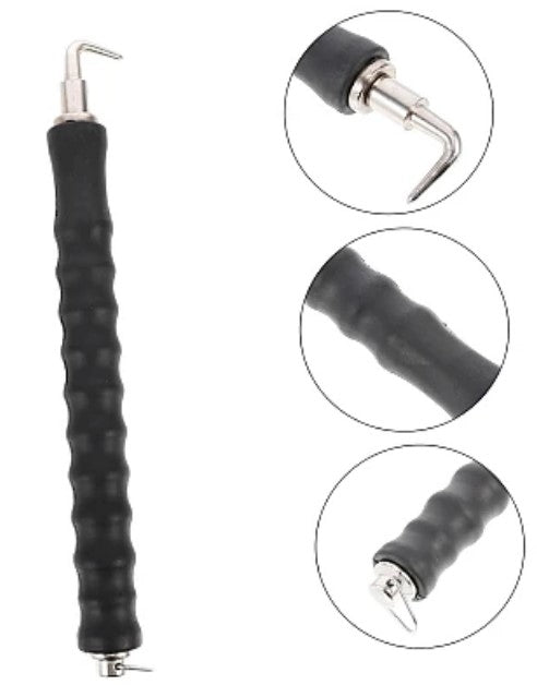 Carlig semi automat de legat sarma fier beton armatura din otel cu maner ergonomic din cauciuc