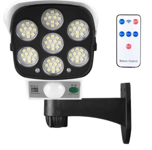 Lampa solara tip camera falsa de supraveghere 77 LED
