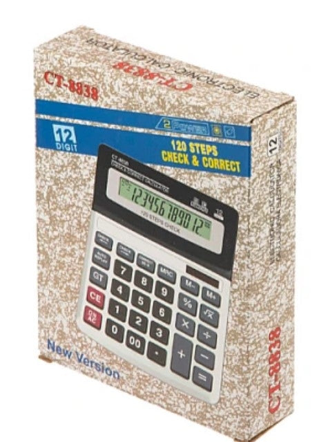 Calculator de Birou Check si Correct CT-8838 12 Caractere