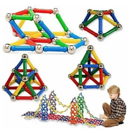 Joc creativ pentru copii Magnastix 108 piese