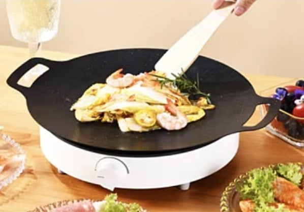 Tigaie grill Otel carbon 36 cm Negru