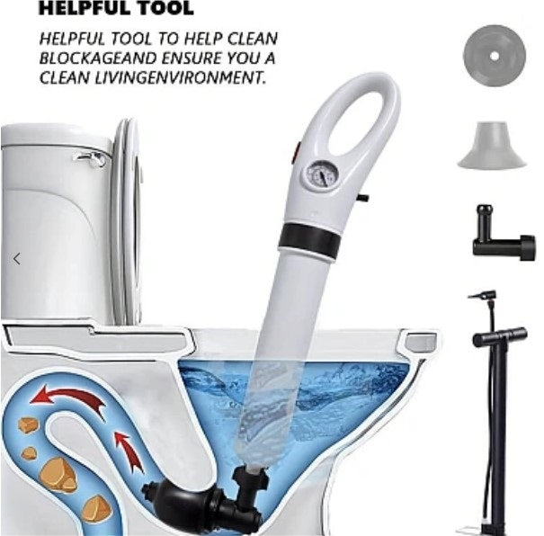 Pompa cu aer comprimat desfundat chiuvete Instalatii sanitare WC