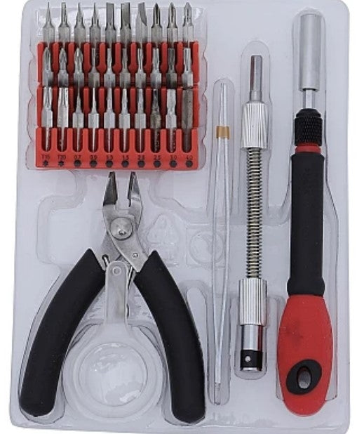 Set de 35 piese instrumente de baza pentru lucrari electronice de precizie