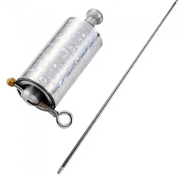Baston Extensibil Automat cu Siguranta Metalic 150 cm Deschis 6 cm Inchis