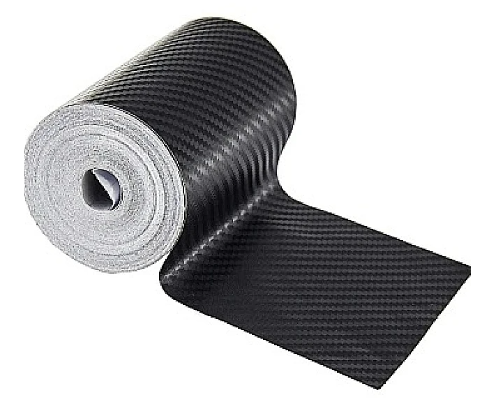 Banda Adeziva Carbon 10 cm x 5 metri pentru Protectie si Tuning Auto