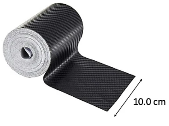 Banda Adeziva Carbon 10 cm x 5 metri pentru Protectie si Tuning Auto