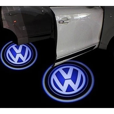 Set 2 Holograme pentru portiera LED cu Logo Volkswagen