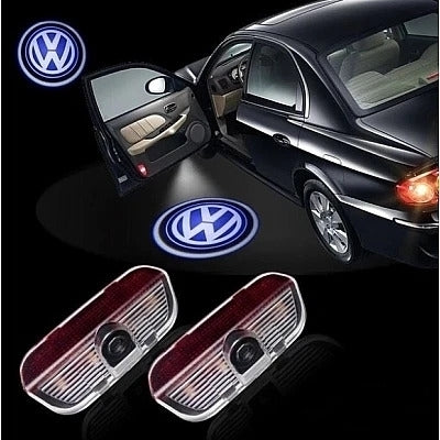 Set 2 Holograme pentru portiera LED cu Logo Volkswagen