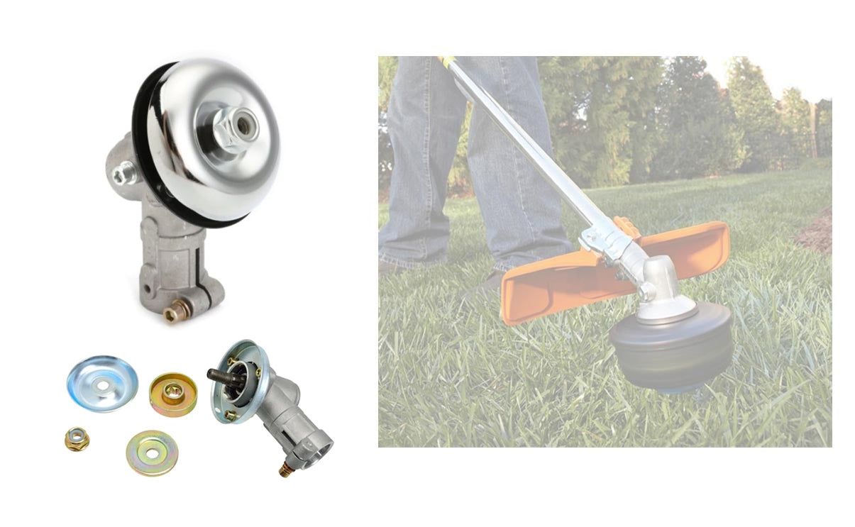 Cap conector pentru trimmer, motocoasa, Set angrenaj unghiular