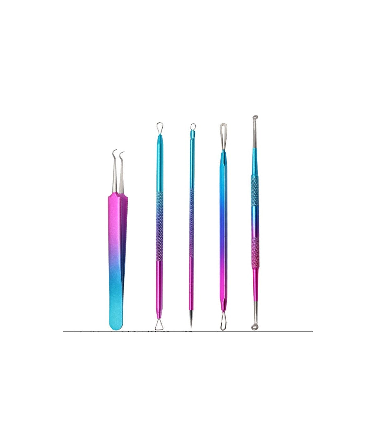Set 5 instrumente pentru extractie comedoane si puncte negre
