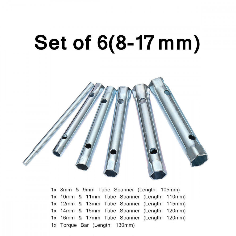 Set 6 chei tubulare cu levier pentru demontare bujii