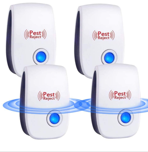 Set 4 x Dispozitiv antidaunatori Pest Reject Repeller