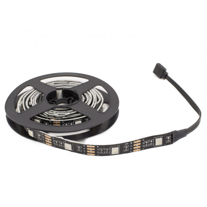 Kit banda led premium, pentru iluminare ambientala, fundal TV, cu telecomanda si bluetooth