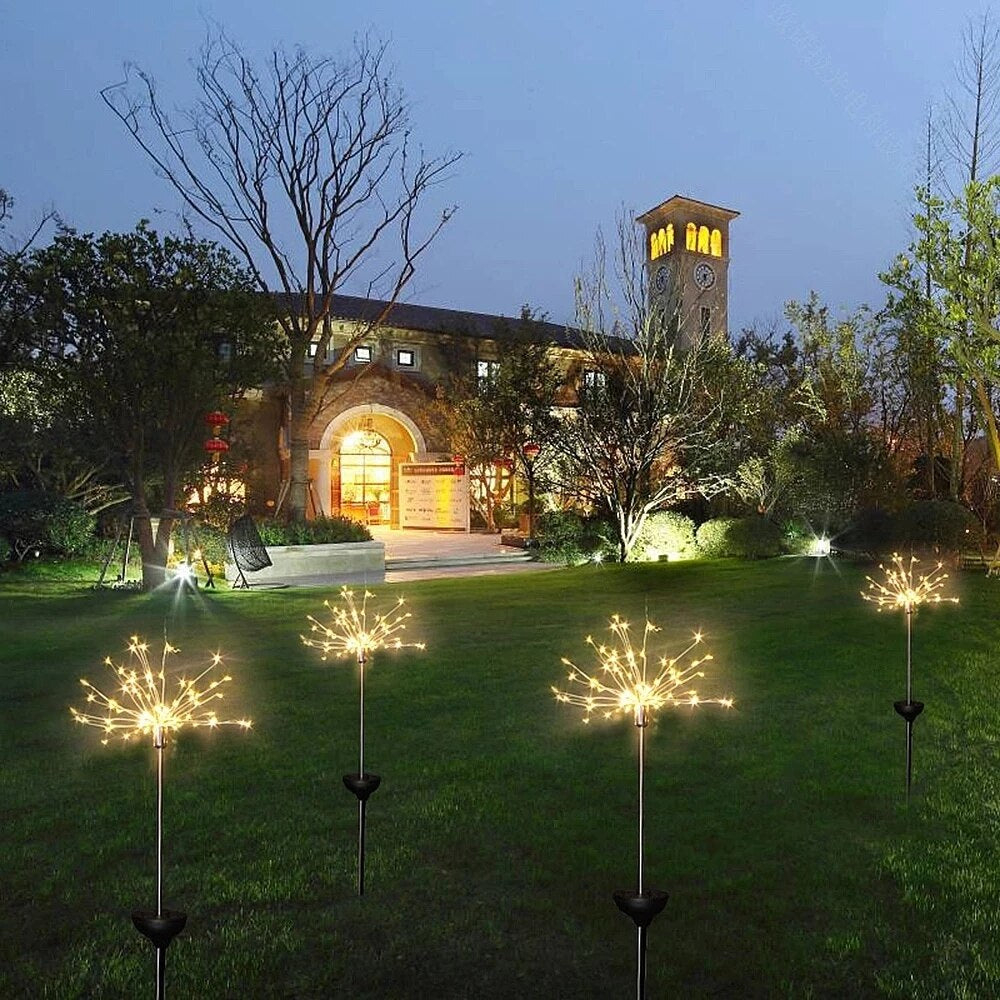 Set 2 bucati lampa solara led tip artificii