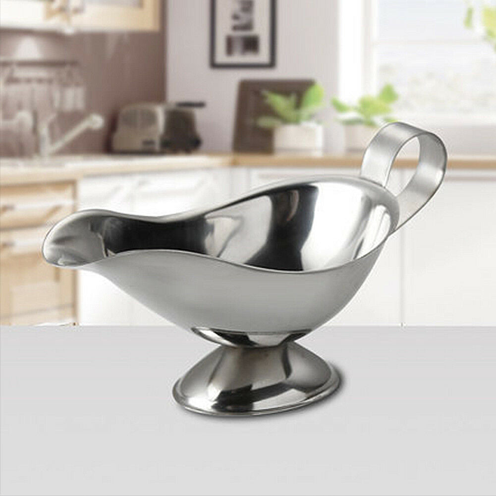 Sosiera din inox cu maner