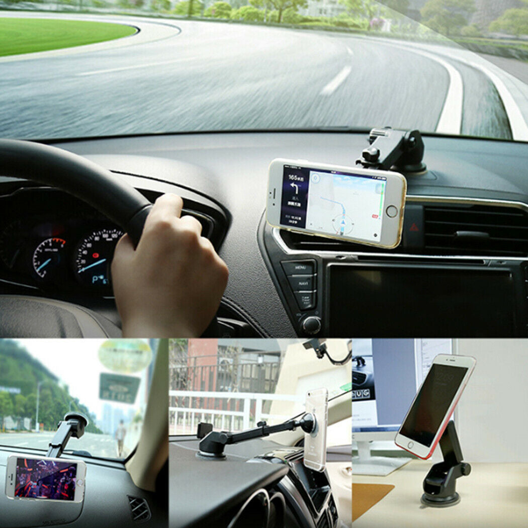 Suport Auto pentru Telefon și Tabletă cu Braț Telescopic: Confort și Siguranță în Drumul Tău