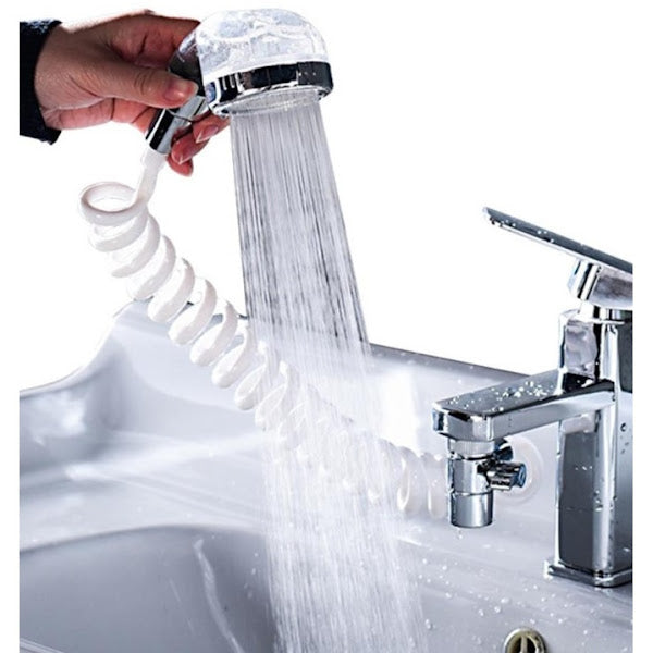 Pachet promotional Dozator de sapun si Extensie dus pentru robinet, 1 + 1
