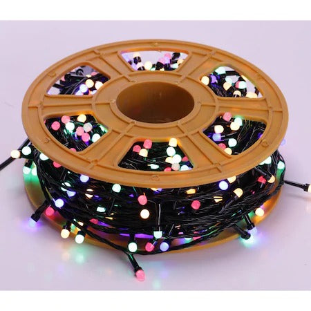 Instalatie luminoasa multicolora cu jocuri de lumini, 50/80/100 metri