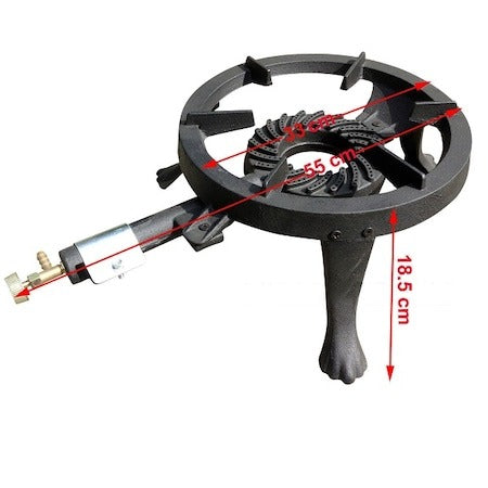 Arzator GPL din fonta, rotund, diametru 33 cm.