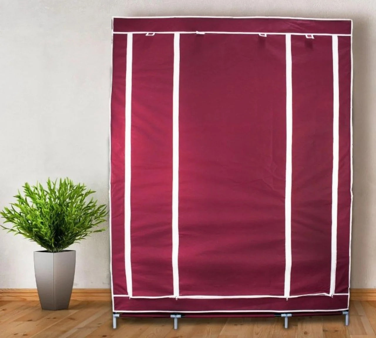 Dulap textil cu schelet metalic