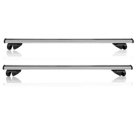 Set bare transversale din aluminiu, cu sistem antifurt