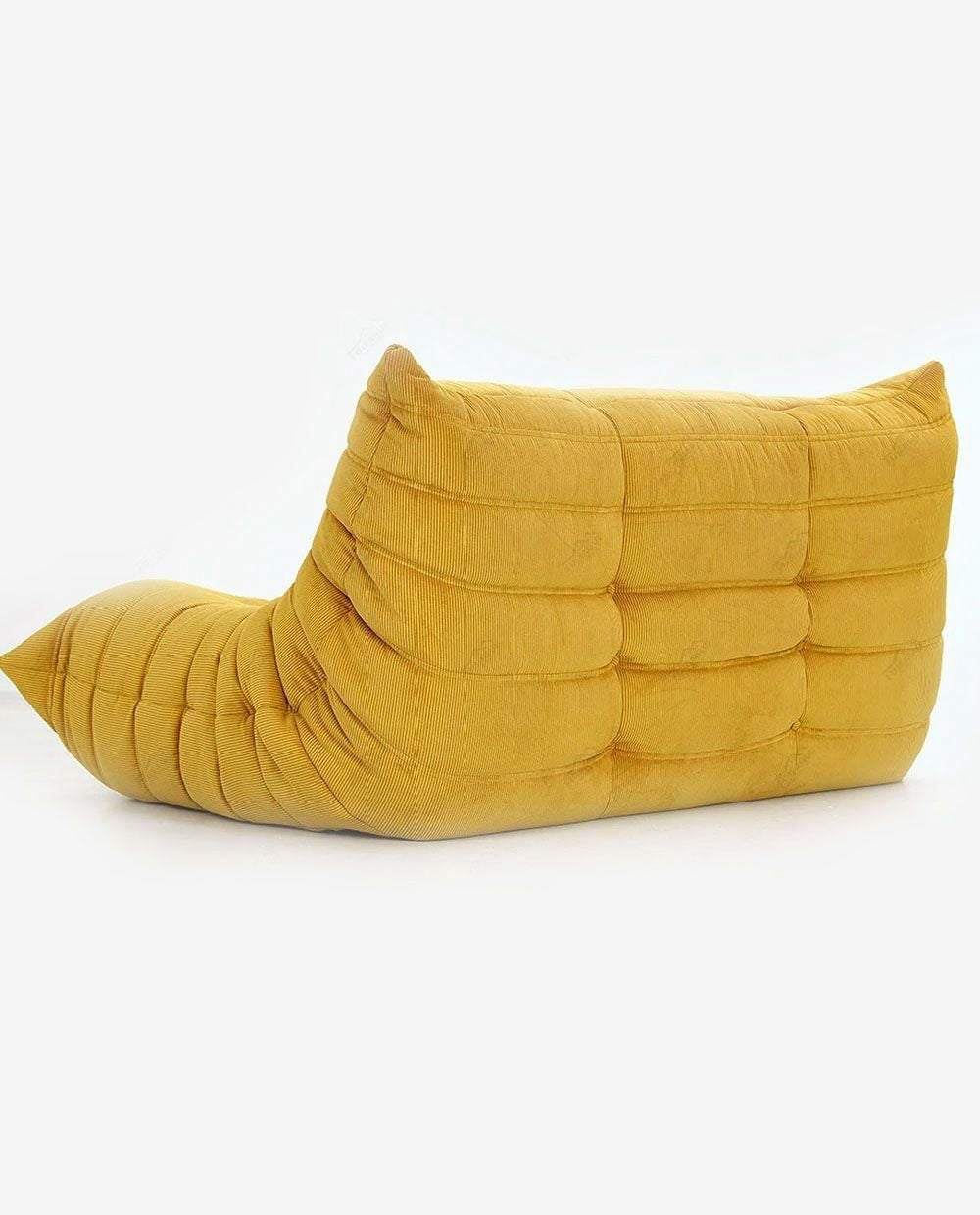 Canapea Compactă Ergonomică Mushroom, Design Modern Rotunjit, 130 x 100 x 70 cm