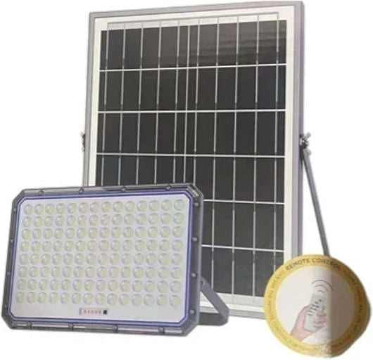 Proiector LED Solar cu Telecomandă, IP66, Rezistent la Apă, pentru Iluminat Exterior