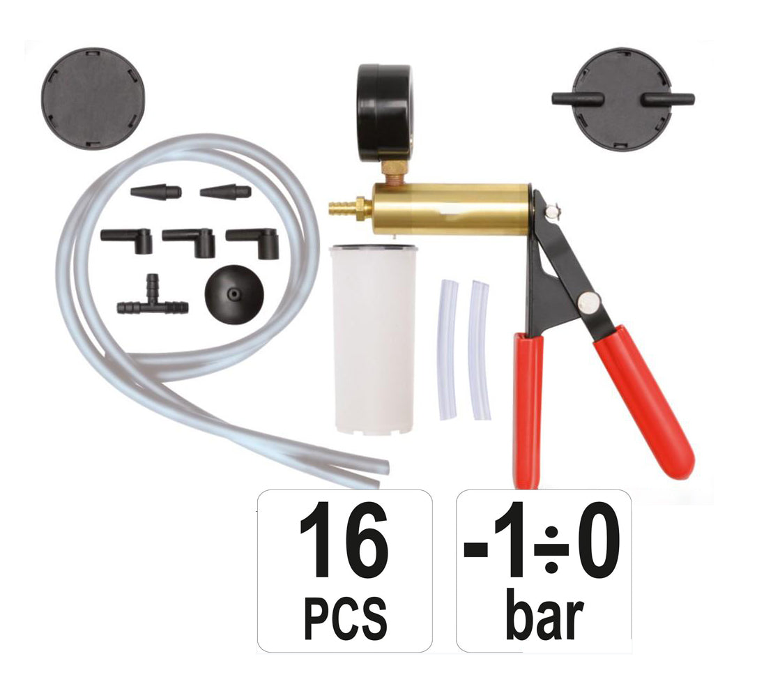 Kit accesorii si pompa vacuum aerisire lichid de frana
