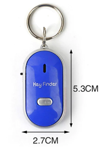 Breloc localizator de chei prin fluierat