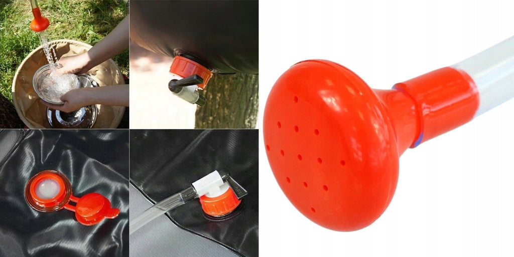 Dus solar pentru camping sau calatorii, 20 litri