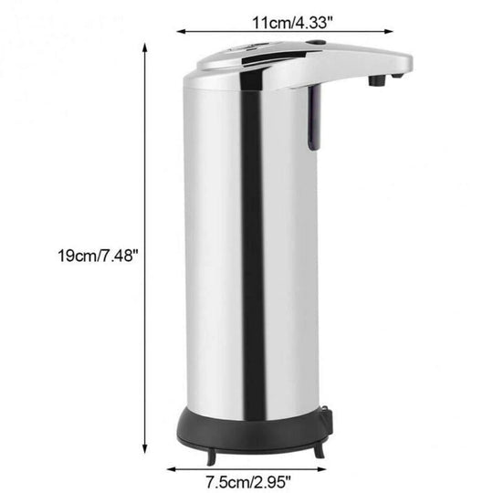 Dozator de sapun electric, cu senzor infrarosu, din inox