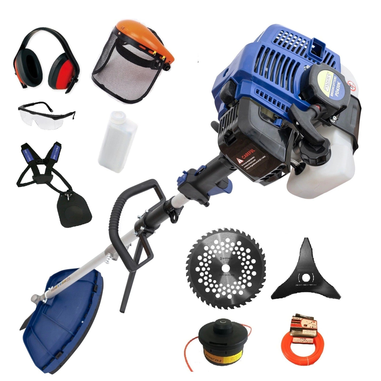 Motocoasa PANDORA, 6CP, 10.000RPM + 8 Accesorii