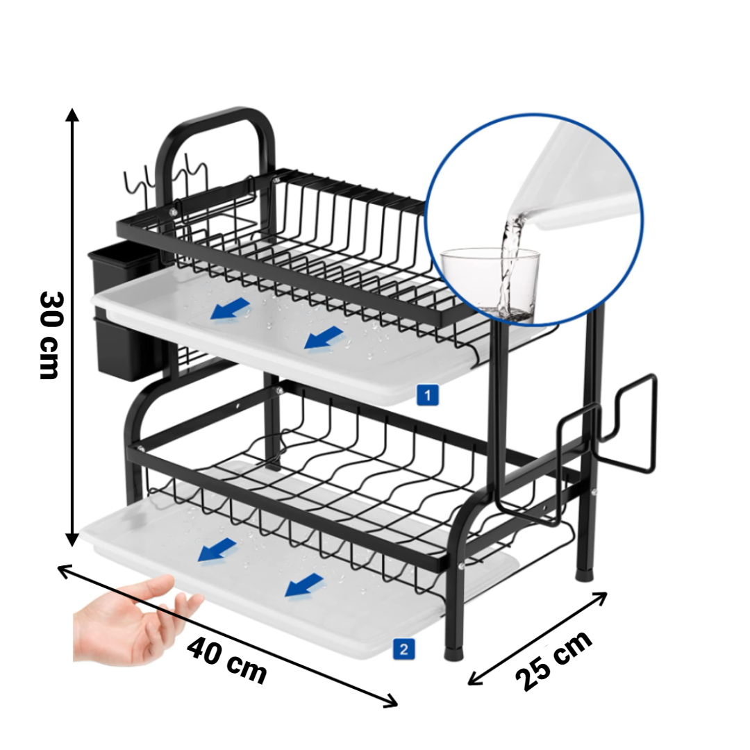 Suport de vase cu 2 etaje multifunctional