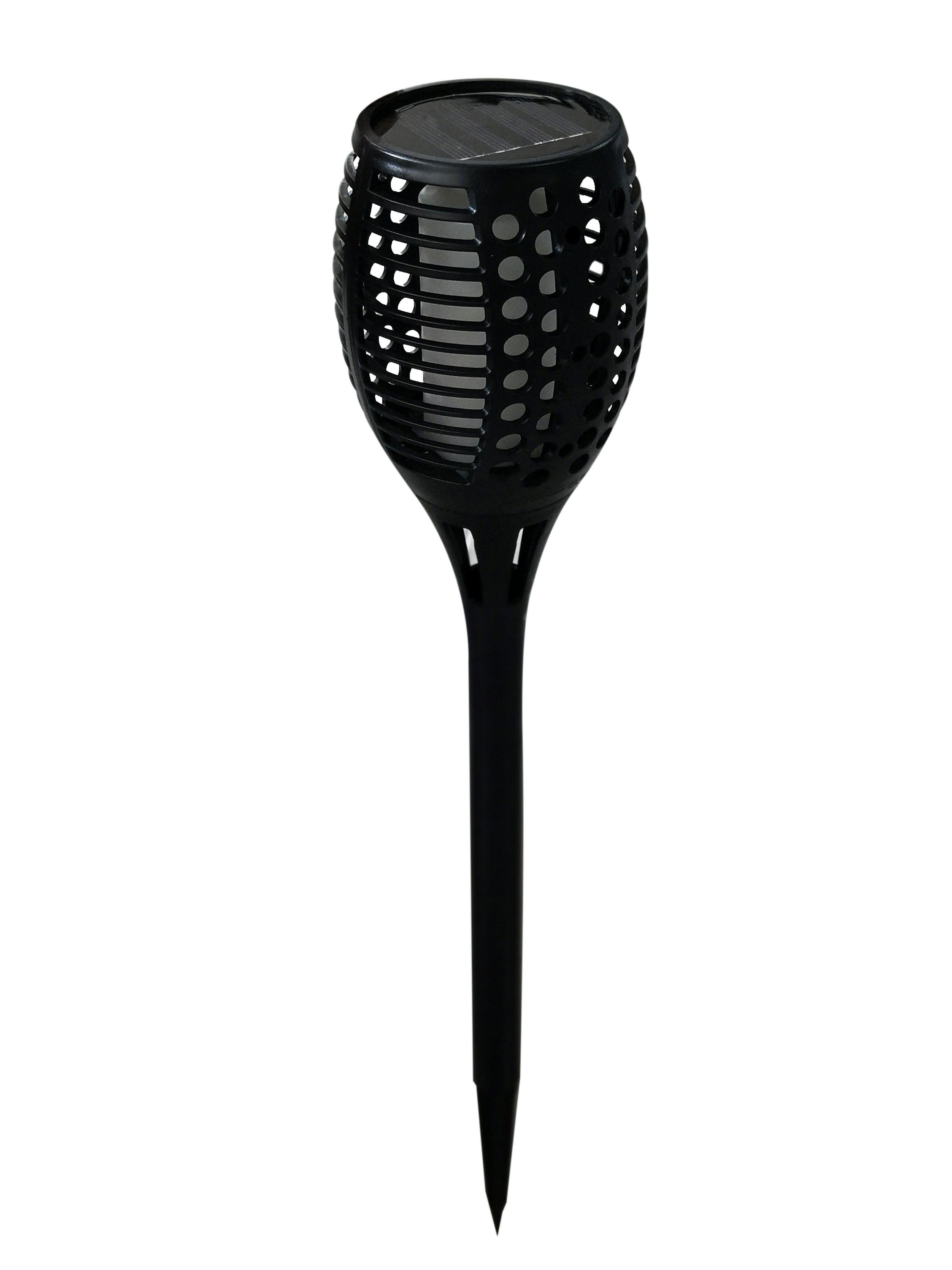 Set 2 Lampi Solare cu efect de flacara, 45.5 cm
