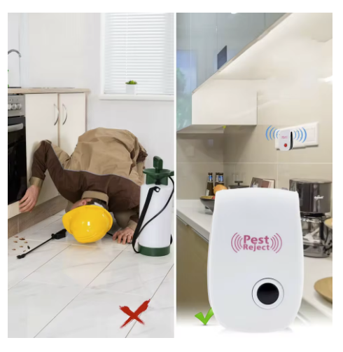 Set 4 x Dispozitiv antidaunatori Pest Reject Repeller