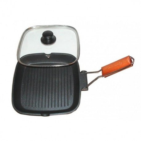 Gratar teflon 24cm cu maner detasabil