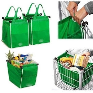 Set 2 x geanta pliabila pentru cumparaturi
