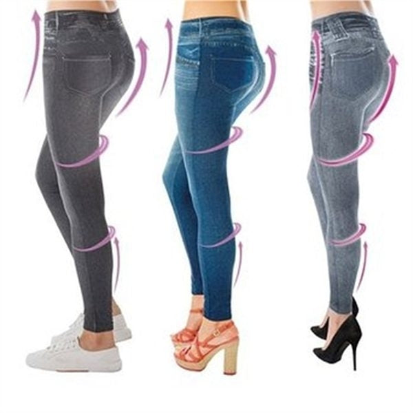 Set 3 Colanti Slim Model Jeans Original Oferta Limitata