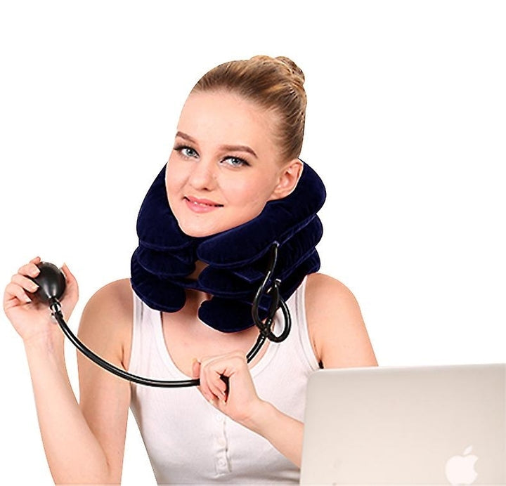 Perna gonflabila pentru relaxarea gatului ChiroPillow