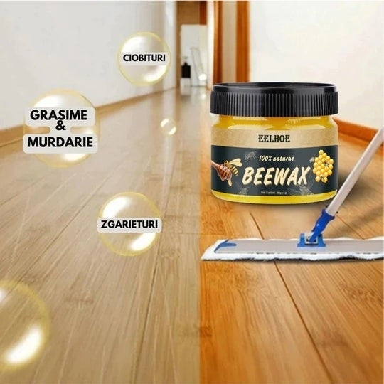 Polish Natural din Ceară de Albine pentru Mobilier – Ofertă 1+1 Gratuit