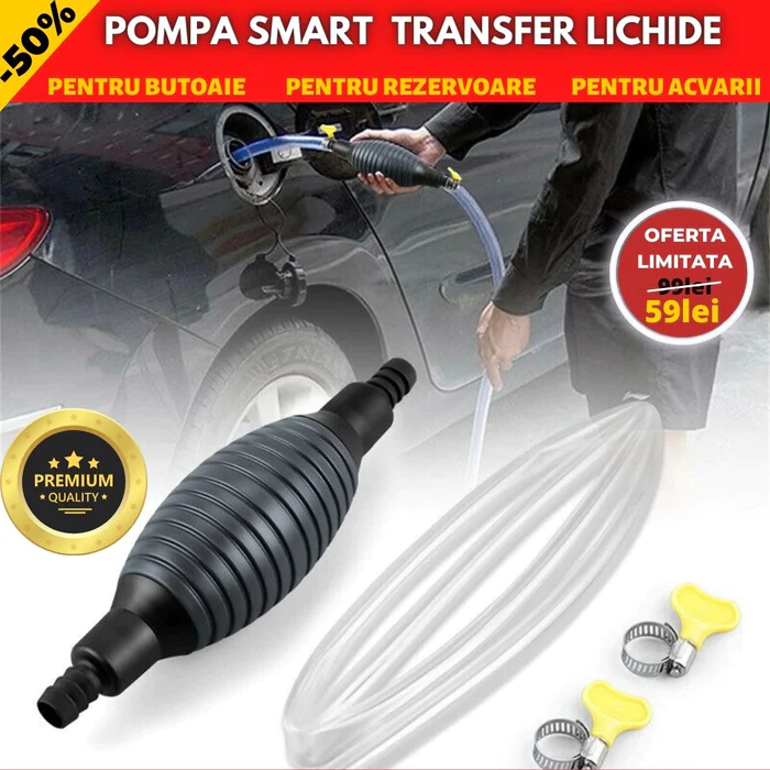 POMPA SMART PENTRU TRANSFER LICHIDE