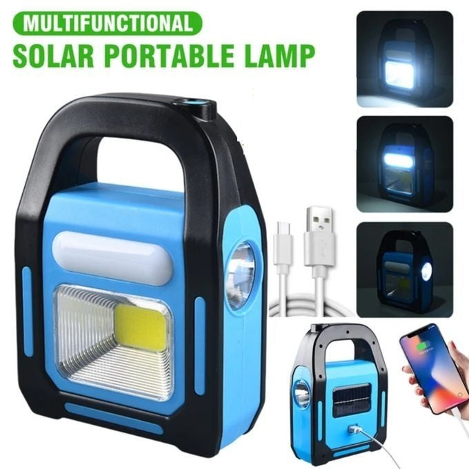 Lanterna 3 surse de iliminare, incarcare solara si functie powerbank BOLT