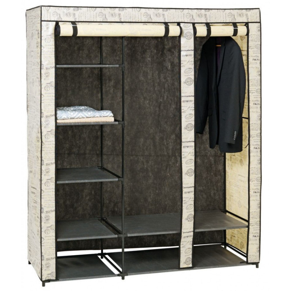 Dulap textil gigant, perfect compartimentat, cu husa