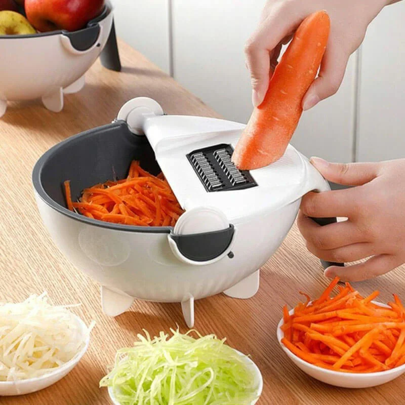 Tăietor multifuncțional de fructe și legume QuickRotate